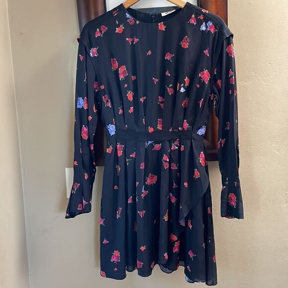 Jason Wu Silk Long Sleeve Mini Dress 4 - Picture 6 of 10